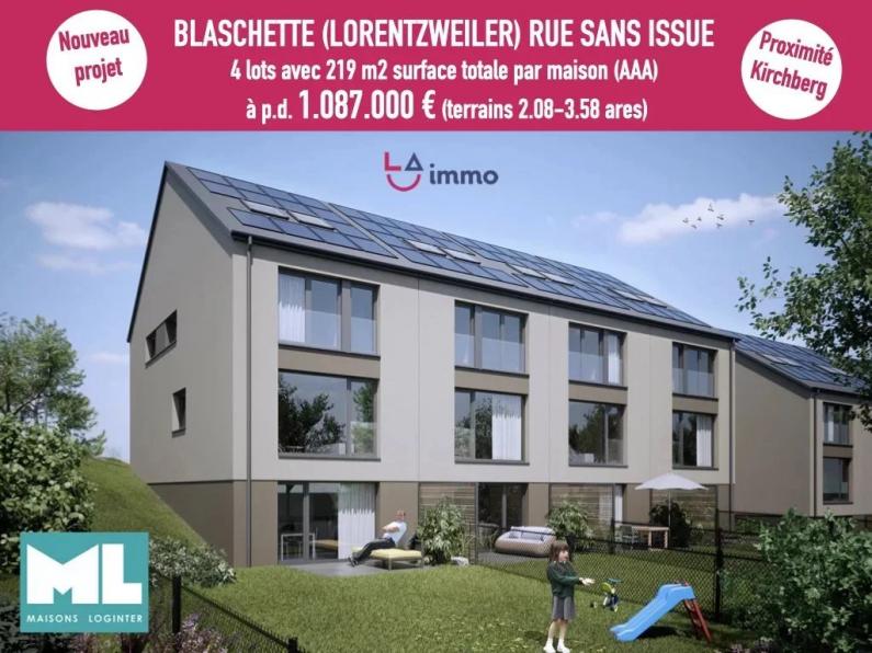 New subdivision with 4 two-family houses in Blaschette - Image #1