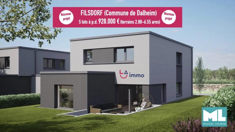 Maison unifamiliale jumelée par le garage 3 chambres Lot 09 à Fildorf - Image #1