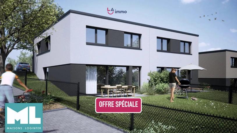 Maison jumelée - Lot 15 - Lotissement "Am Sprangert II" à Beringen/Mersch - Image #1