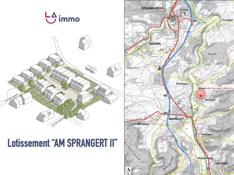 Maison jumelée - Lot 15 - Lotissement "Am Sprangert II" à Beringen/Mersch - Image #4